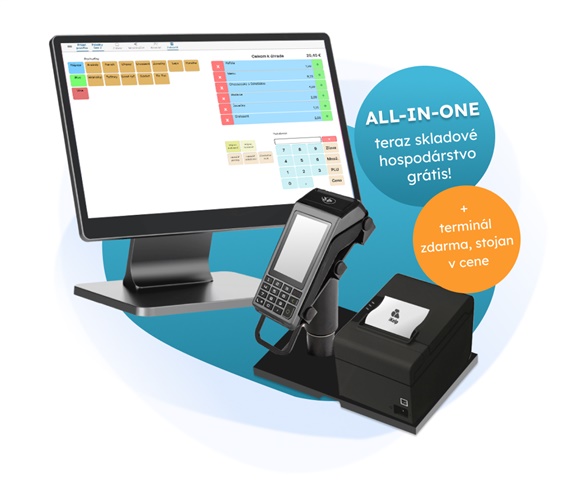 All-in-one pokladna