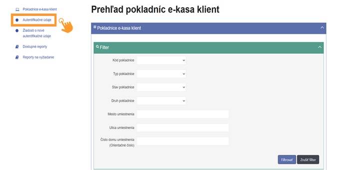 autentifikacne udaje