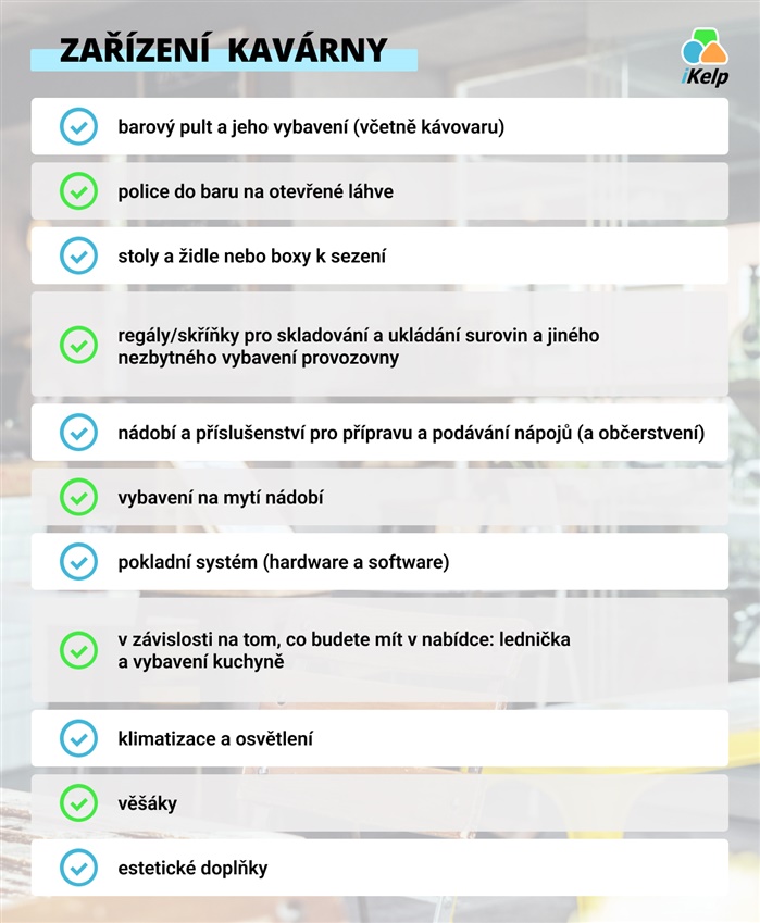 Zař&iacute;zen&iacute; kav&aacute;rny