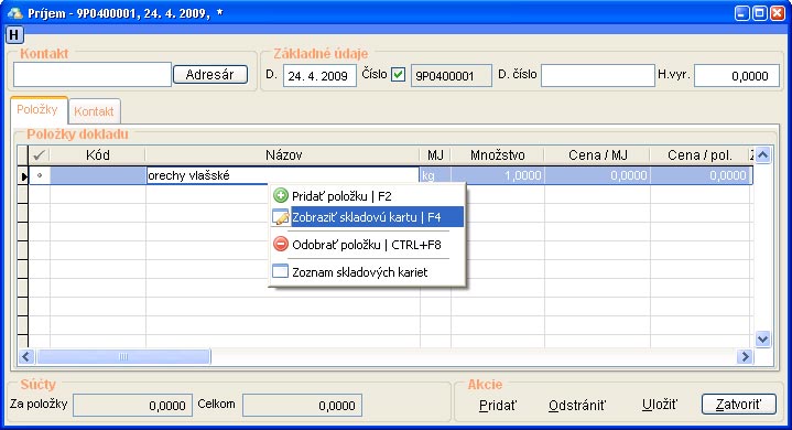 Prijemka_zobrazit_skladovu_kartu