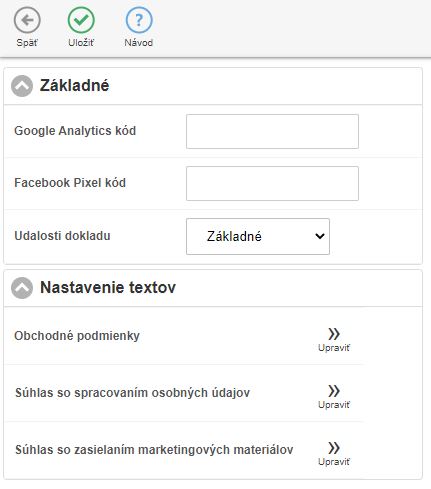 Roz&scaron;&iacute;ren&eacute; nastavenia POS Mobile