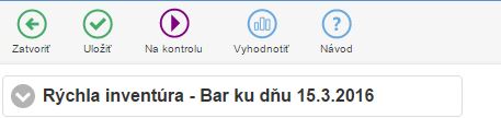 R&yacute;chla invent&uacute;ra - pr&aacute;ca s novou invent&uacute;rou