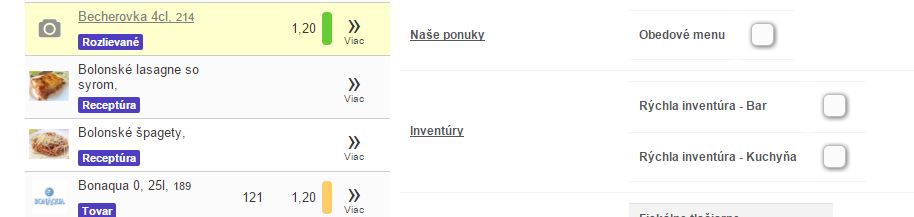 Zaradenie skladovej karty do R&yacute;chlej invent&uacute;ry