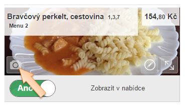 Přid&aacute;n&iacute; obr&aacute;zku k j&iacute;dlu
