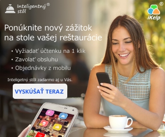 Inteligentn&yacute; st&ocirc;l v re&scaron;taur&aacute;cii