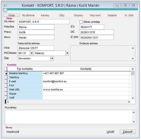 Zoznam skladov&yacute;ch kariet