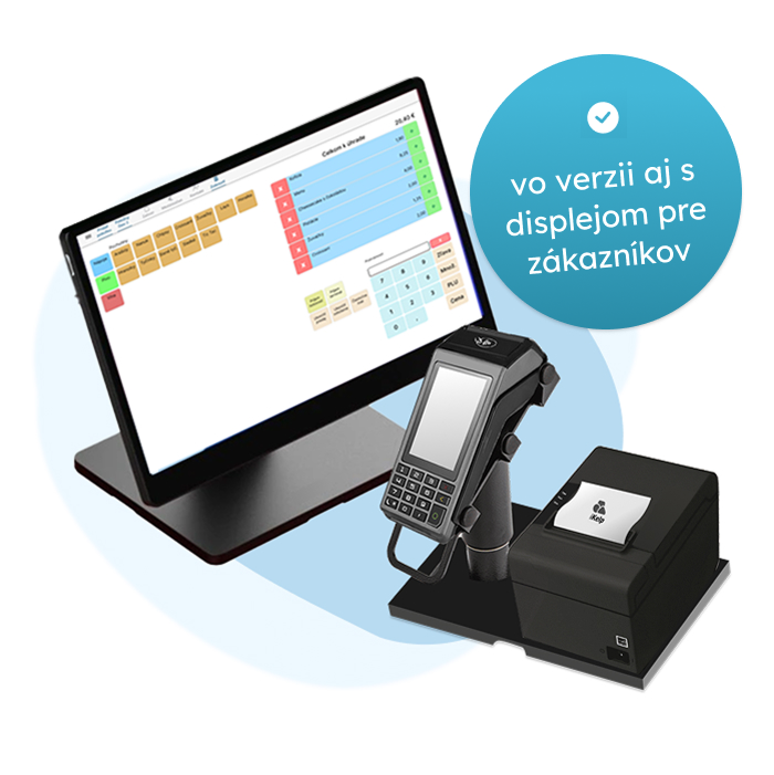 Combo Tablet 15&ldquo; eKasa + termin&aacute;l + printer