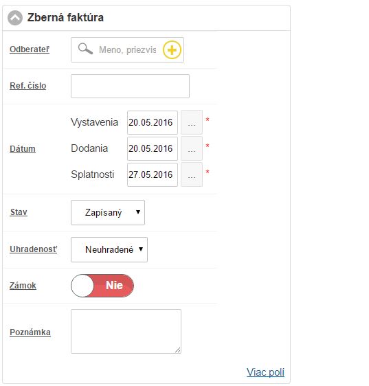 Nov&aacute; Zbern&aacute; fakt&uacute;ra 