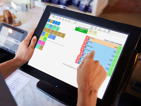 Bezdotykov&yacute; jed&aacute;lny l&iacute;stok, ako vstavan&aacute; s&uacute;časť pokladničn&eacute;ho syst&eacute;mu iKelp POS Mobile