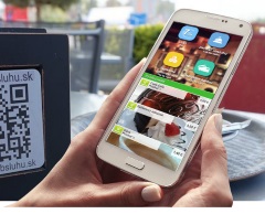 Použitie QR k&oacute;du na stole