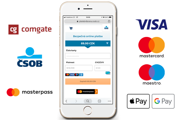 &Scaron;irok&eacute; možnosti platby