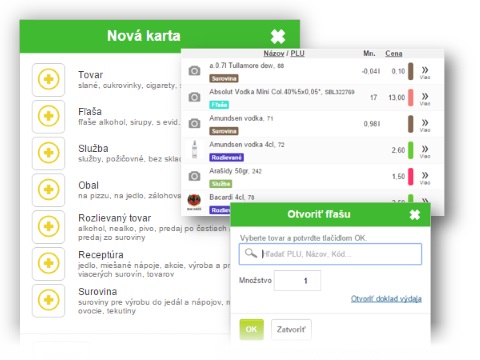 Typy skladov&yacute;ch karet a jejich použ&iacute;v&aacute;n&iacute; v aplikaci