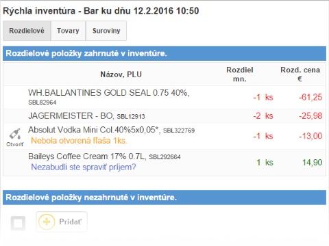 Inteligentn&iacute; vyhodnocen&iacute; inventury