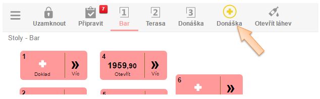 Vytvořen&iacute; nov&eacute; objedn&aacute;vky pro Don&aacute;&scaron;ku