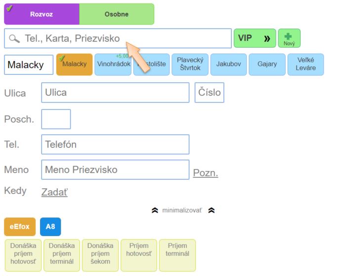 Zaevidovanie novej don&aacute;&scaron;ky