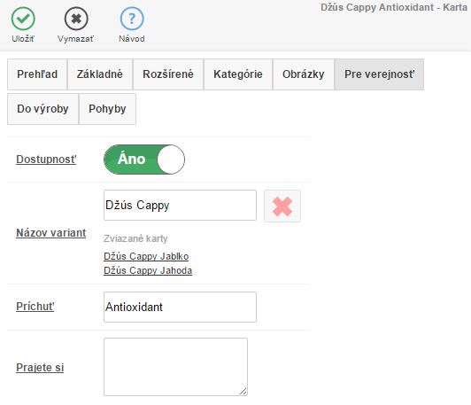 Previazanie kariet variantn&yacute;m n&aacute;zvom.