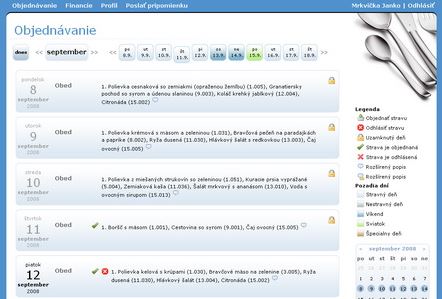 Webov&yacute; port&aacute;l www.jedalen.sk
